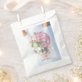 ブライダルレースフラワーブーケ編集可能結婚ズ フェイバーバッグ (クリップ留めされた状態)