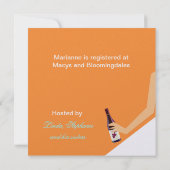 ブライダルワインの招待 招待状 (裏面)