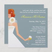 ブライダルワイン招待状 招待状 (正面/裏面)