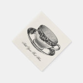 ブライダルヴィンテージティーカップ スタンダードカクテルナプキン (角)