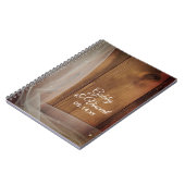 ブライダルヴェイルアンドバーンウッドカントリーウェディング ノートブック (左側)