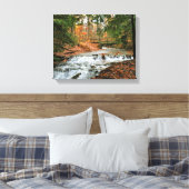 ブライダルヴェイル滝ズインザクリーブランドメトロパークス キャンバスプリント (インサイチュ (寝室))