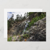 ブライダルヴェール滝スSparafish Canyon, South Dakot ポストカード (正面/裏面)