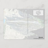 ブライダルヴェール秋ヨセミテナショナルパーク ポストカード (裏面)