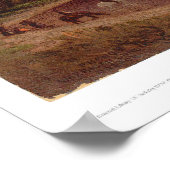 ブライダルヴェール秋ヨセミテバレー(0128A) ポスター (角)