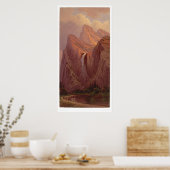 ブライダルヴェール秋ヨセミテバレー(0128A) ポスター (キッチン)