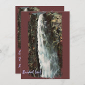 ブライダルヴェール秋ヨセミテヴィンテージ招待状 招待状 (正面/裏面)