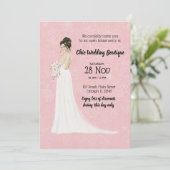 ブライダル専門店 オープンハウス 背景色を選んで 招待状 (スタンド正面)