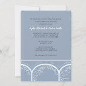 ブライダル抱擁石板結婚式招待状 招待状 (裏面)