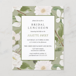 ブライダル昼食会 |白い花葉の緑