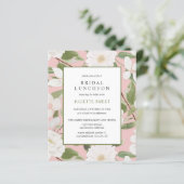 ブライダル昼食会 |白い花葉色ピンク (スタンド正面)