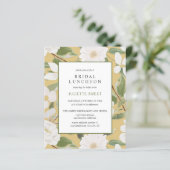 ブライダル昼食会 |白い花葉色黄 (スタンド正面)