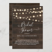 ブライダル素朴シャワーへの招待 招待状 (正面/裏面)