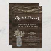 ブライダル素朴シャワーへの招待 招待状 (正面/裏面)