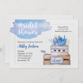 ブライダル素朴シャワーへの招待 招待状 (正面/裏面)