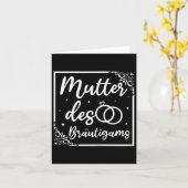 ブライダル結婚の母親 カード (黄色い花)