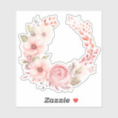 ブライダル花 シール (シート)