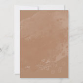 ブライダル茶パーティーフローラ秋ブライダルシャワー 招待状 (裏面)