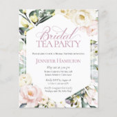 ブライダル茶パーティー | フローラのブライダルシャワー招待 (正面)