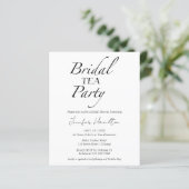 ブライダル茶パーティー |ブラック&ホワイトブライダルシャワー (スタンド正面)