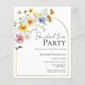 ブライダル茶パーティー |ワイルドフラワーボホブライダルシャワー (正面)