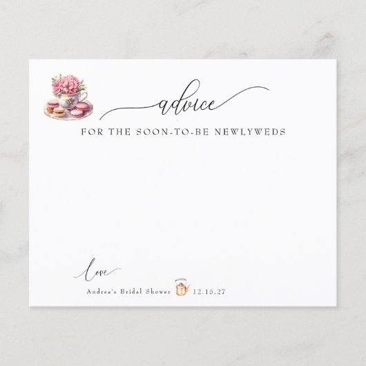 ブライダル茶 |アドバイス (正面)