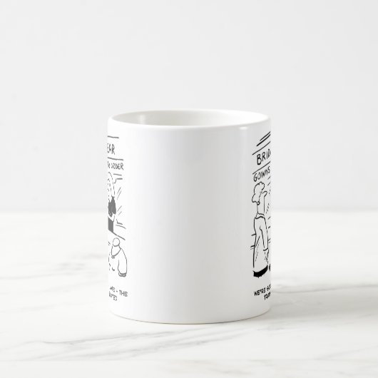 ブライダル衣服ショップアシスタントの言い訳 コーヒーマグカップ (中央)