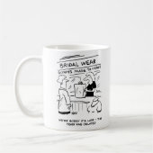 ブライダル衣服ショップアシスタントの言い訳 コーヒーマグカップ (左)