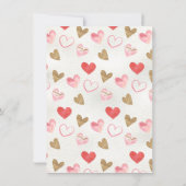 ブライダル誕生日パンケーキハートブランチ 招待状 (裏面)