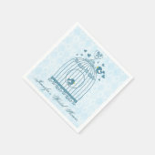 ブライダル鳥かご スタンダードカクテルナプキン (角)