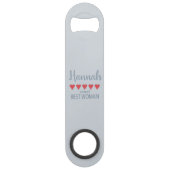 ブライダル&ウェディングパーティー5ハートベストウーマン スピード栓抜き (裏面)