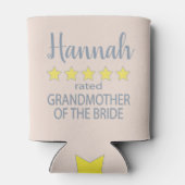ブライダル&ウェディングパーティー5つ星の祖母の花嫁 缶クーラー (裏面)