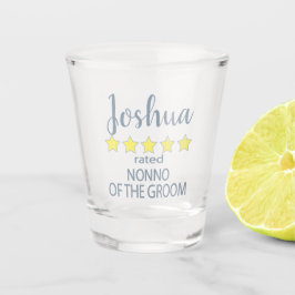 ブライダル&ウェディングパーティー5スターノンノオブグルーミング ショットグラス