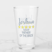 ブライダル&ウェディングパーティー5スターファーザーオブブライド タンブラーグラス (裏面)