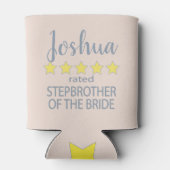 ブライダル&ウェディングパーティー5スター義兄の花嫁 缶クーラー (裏面)