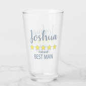 ブライダル&ウェディングパーティー5スター花婿介添人 タンブラーグラス (裏面)