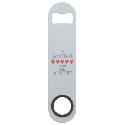 ブライダル&ウェディングパーティー5ハートソンオブブライド スピード栓抜き (正面)