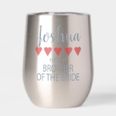 ブライダル&ウェディングパーティー5ハートブラザーオブブライド (背面)