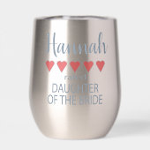 ブライダル&ウェディングパーティー5ハート嫁の娘 (背面)