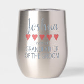 ブライダル&ウェディングパーティー5ハート祖父o新郎 (背面)