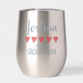 ブライダル&ウェディングパーティー5ハートGroomsman (背面)