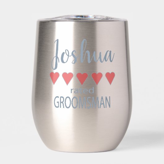 ブライダル&ウェディングパーティー5ハートGroomsman (正面)