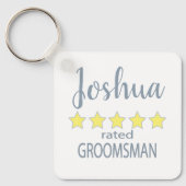 ブライダル＆ウェディングパーティー ５つ星のブライズメイド キーホルダー (正面)
