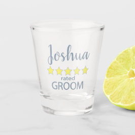 ブライダル&ウェディングパーティー 5つ星の新郎 ショットグラス