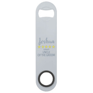 ブライダル＆ウェディングパーティー 5つ星 新婦の叔父 スピード栓抜き