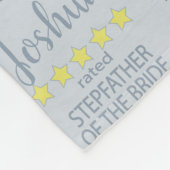 ブライダル＆ウェディングパーティー 5つ星 新婦の義父 フリースブランケット (角)