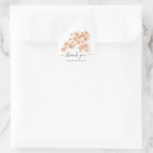 ブライダル スイート16 フローラル ホワイト グリッター ラウンドシール (バッグ)