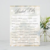 ブライダル ラブス  bachelorette party ゲーム カード (エレガント) (スタンド正面)