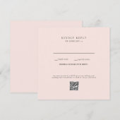 ブライダルQRコードRSVP(結婚式出席返信) (正面/裏面)