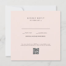 ブライダルQRコードRSVP（結婚式出席返信）
